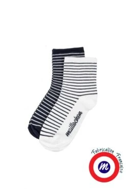 Le Pack Chaussettes MAILLOCHON MARINIERE Marine (X2)