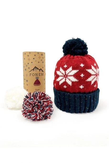 Bonnet FONEM Plays Bere Navy Red 3 Bonnet FONEM Plays Bere Navy Red