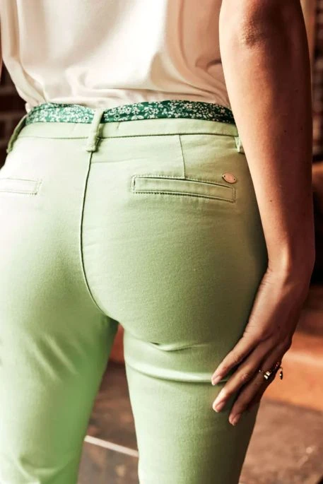 Pantalon FREEMAN PORTER CLAUDIA FELICITA Green 4 Pantalon FREEMAN PORTER CLAUDIA FELICITA Green – Image 2