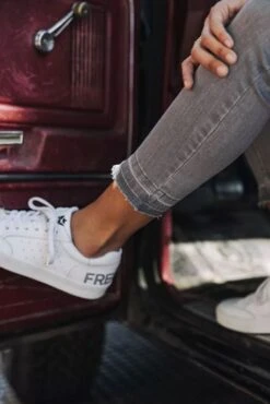 Jean FREEMAN T.PORTER ALEXA CROPPED Mirror -Femme Mode Vêtements Magasin freeman porter 23041 5