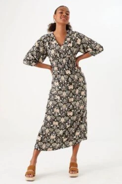 Robe Longue GARCIA Black -Femme Mode Vêtements Magasin garcia 26345 1