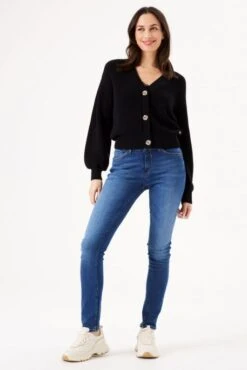 Cardigan GARCIA Black 9 Cardigan GARCIA Black -Femme Mode Vêtements Magasin garcia 26347 1