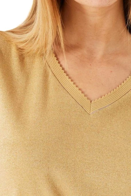 Tee Shirt GARCIA Safari Gold 4 Tee Shirt GARCIA Safari Gold – Image 2