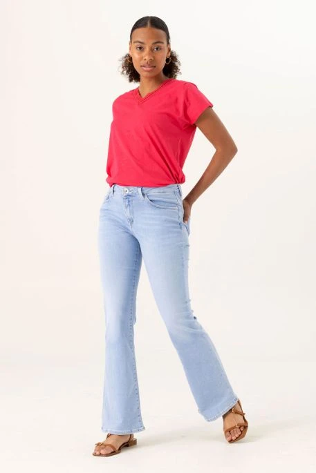 Tee-shirt GARCIA CROCHETÉ Pink 6 Tee-shirt GARCIA CROCHETÉ Pink – Image 4