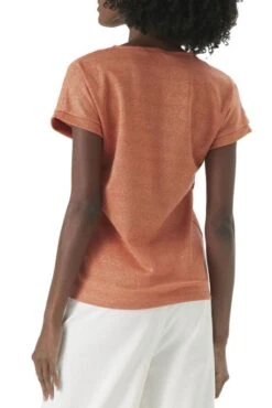 Tee Shirt GARCIA V-NECK Emberglow -Femme Mode Vêtements Magasin garcia 26700 3
