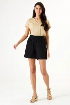 Tee Shirt GARCIA V-NECK Safari