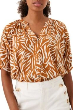 Chemisier GARCIA Pecan -Femme Mode Vêtements Magasin garcia 26705 2