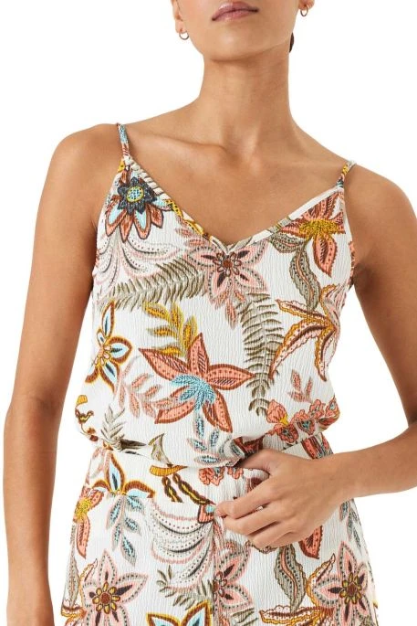 Débardeur GARCIA FLOWERS Orange 4 Débardeur GARCIA FLOWERS Orange – Image 2