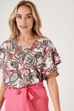 Tee-shirt GARCIA IMPRIMÉ Red -Femme Mode Vêtements Magasin garcia d30211 2827 4