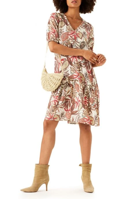 Robe GARCIA AVEC IMPRIMÉ Rose 3 Robe GARCIA AVEC IMPRIMÉ Rose