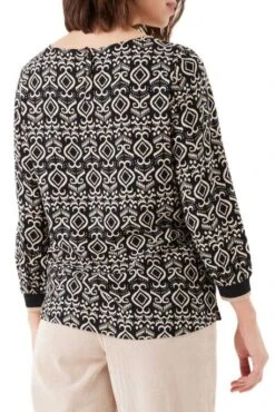 Tee Shirt GARCIA MOTIF Black -Femme Mode Vêtements Magasin garcia h30230 60 2