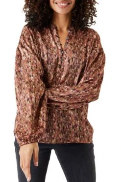 Chemise GARCIA ALL OVER Golden -Femme Mode Vêtements Magasin garcia h30234 4167 1