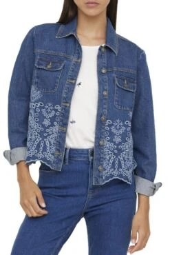 Veste En Jean LEE COOPER FERIA Medium Blue 11 Veste En Jean LEE COOPER FERIA Medium Blue -Femme Mode Vêtements Magasin lee cooper 26503 2