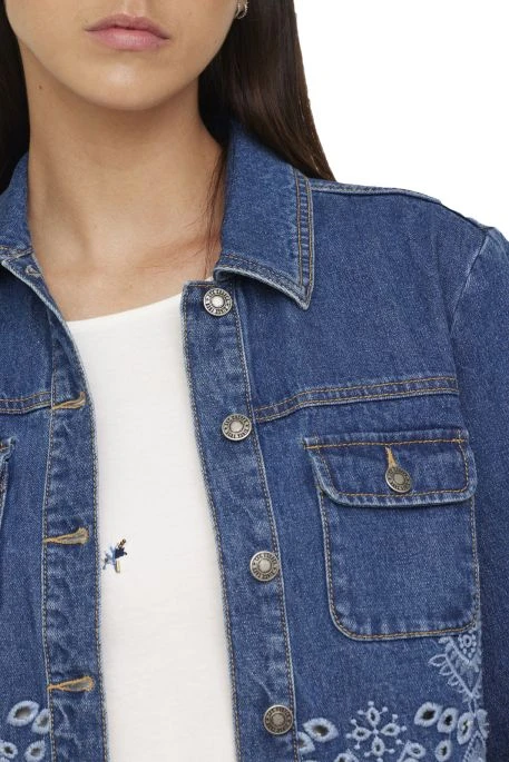Veste En Jean LEE COOPER FERIA Medium Blue 5 Veste En Jean LEE COOPER FERIA Medium Blue – Image 3