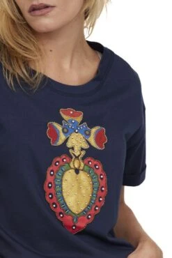 Tee Shirt LEE COOPER ASOEUR Navy -Femme Mode Vêtements Magasin lee cooper asoeur s545 navy 4