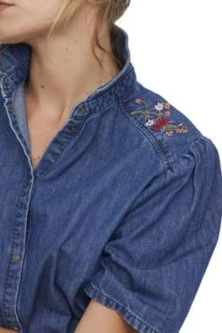 Chemise LEE COOPER DAKIRA Medium Blue -Femme Mode Vêtements Magasin lee cooper dakira d128 medium blue 4