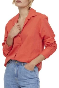 Chemise LEE COOPER DHIMMI Vermillion -Femme Mode Vêtements Magasin lee cooper dhimmi s468 vermillon 2