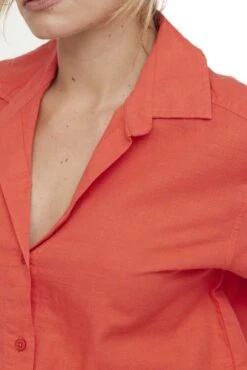 Chemise LEE COOPER DHIMMI Vermillion -Femme Mode Vêtements Magasin lee cooper dhimmi s468 vermillon 4