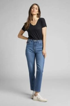Jean LEE CAROL Worn Iris -Femme Mode Vêtements Magasin lee l30u mw qw 1