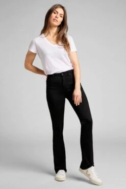 Jean LEE BREESE Black Rinse -Femme Mode Vêtements Magasin lee l31t fs 47 1