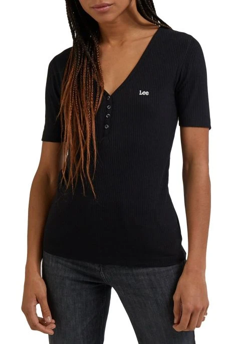 Tee-shirt LEE HENLEY Black 4 Tee-shirt LEE HENLEY Black – Image 2