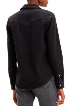 Levis Chemise En Jean LEVI'S® ESSENTIEL WESTERN Night Is Black -Femme Mode Vêtements Magasin levis 16786 00 04 2