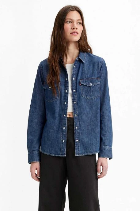 Levis Chemise En Jean LEVI'S® ESSENTIEL WESTERNAir Space 3 4 Levis Chemise En Jean LEVI'S® ESSENTIEL WESTERNAir Space 3 – Image 2