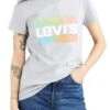 Levis Tee-shirt LEVI'S® PERFECT Heather Grey 1 Levis Tee-shirt LEVI'S® PERFECT Heather Grey -Femme Mode Vêtements Magasin levis 17369 16 19 1