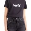 Levis Tee Shirt LEVI'S® LOGO TEE Caviar -Femme Mode Vêtements Magasin levis 17369 17 56 1