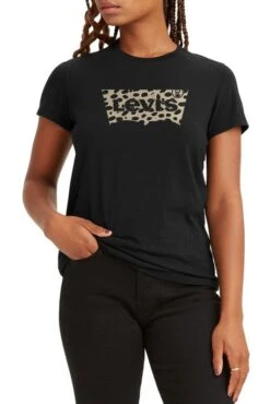 Levis Tee Shirt LEVI'S® PERFECT Batwing Leopard Caviar