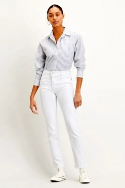 Levis Jean LEVI'S® 724™ STRAIGHT Western White 9 Levis Jean LEVI'S® 724™ STRAIGHT Western White -Femme Mode Vêtements Magasin levis 18883 00 97 1