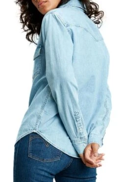 Levis Chemise En Jean LEVI'S® ESSENTIAL WESTERN Cool Out -Femme Mode Vêtements Magasin levis 19109 2