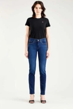 Levis Jean LEVI'S® 314™ SHAPING STRAIGHT Cobalt Honor -Femme Mode Vêtements Magasin levis 19631 01 42 1