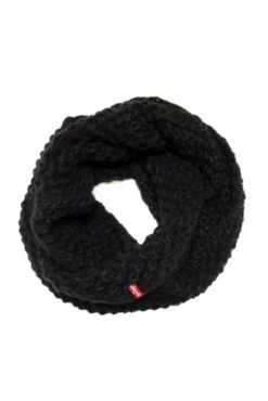 Echarpe LEVIS INFINITY Black -Femme Mode Vêtements Magasin levis 22255 2