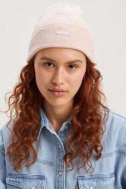 Levis Bonnet LEVI'S® SLOUCHY Pink -Femme Mode Vêtements Magasin levis 232426 82 1