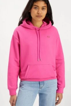 Levis Sweat LEVI'S® STANDARD HOODIE Rose -Femme Mode Vêtements Magasin levis 24693 00 51 1