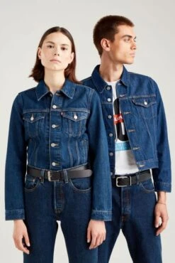 Levis Blouson En Jean LEVI'S® ORIGINAL Clean Dark -Femme Mode Vêtements Magasin levis 29945 00 36 10
