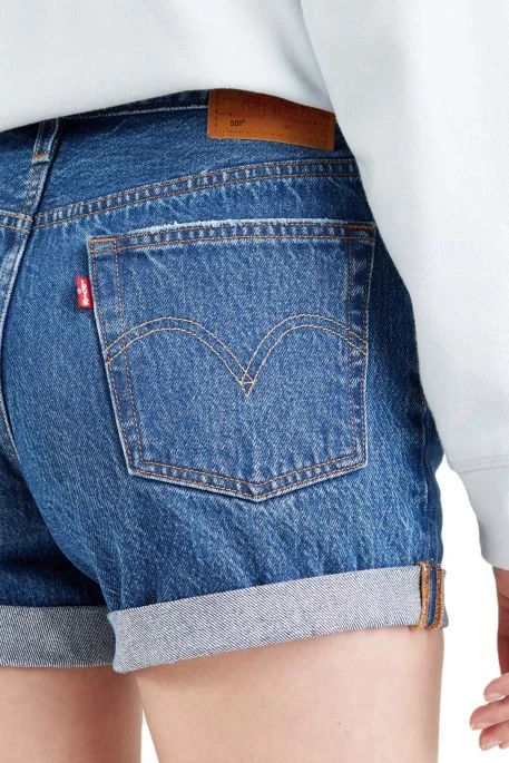 Short LEVIS® 501® HEMMED Troy Scraped 3 Short LEVIS® 501® HEMMED Troy Scraped