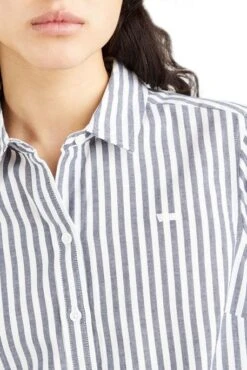 Levis Chemisier LEVI'S® CLASSIQUE Sara Stripe Peacoat -Femme Mode Vêtements Magasin levis 34574 00 05 3
