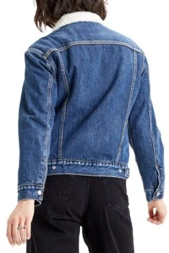 Levis Veste LEVI'S® SHERPA EX-BOYFRIEND Rough And Tumble -Femme Mode Vêtements Magasin levis 36137 00 34 2