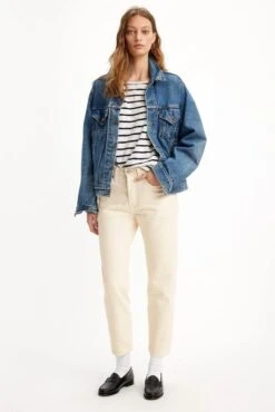 Levis Jean LEVI'S® 501® CROP Ecru -Femme Mode Vêtements Magasin levis 36200 03 19 1