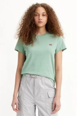 Levis Tee Shirt LEVI'S® PERFECT Pastel Blue -Femme Mode Vêtements Magasin levis 39185 03 02 1