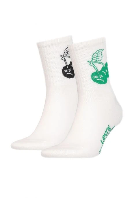 Levis Chaussettes LEVI'S® SHORT Marshmellow Green (lot De 2) 3 Levis Chaussettes LEVI'S® SHORT Marshmellow Green (lot De 2)