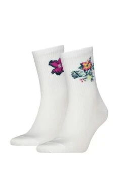 Levis Chaussettes LEVI'S® SHORT FLOWER White (lot De 2)