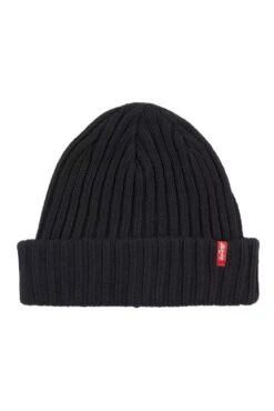 Levis Bonnet LEVI'S® CÔTELÉ Stonewashed Black -Femme Mode Vêtements Magasin levis 77138 0971 1