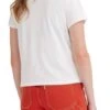 Levis Tee Shirt LEVI'S® CROP FLOWER White -Femme Mode Vêtements Magasin levis a2226 00 27 2