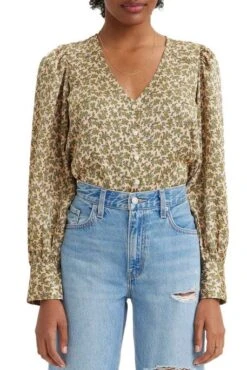 Levis Chemisier LEVI'S® FLOWERS Janice -Femme Mode Vêtements Magasin levis a4581 00 01 1