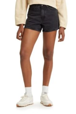 Levis Short LEVI'S® MOM'80 Black Stonewash -Femme Mode Vêtements Magasin levis a4695 00 00 2
