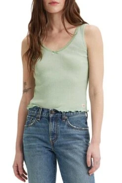 Levis Débardeur LEVI'S® DRY Granite Green -Femme Mode Vêtements Magasin levis a4780 00 09 1