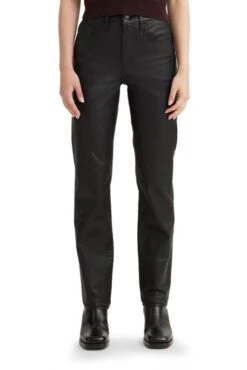 Levis Jean LEVI'S® 724™ STRAIGHT Black Coated 8 Levis Jean LEVI'S® 724™ STRAIGHT Black Coated -Femme Mode Vêtements Magasin levis a5445 00 00 2
